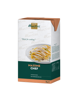 Krim masakan Master Martini Maxime Chef 1L, berlabel tanpa gula dan bebas lemak terhidrogenasi